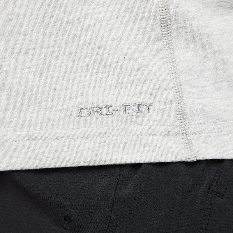 Férfi edző póló Nike Dri-Fit Primary SS dark grey heather/heather/smoke grey 7