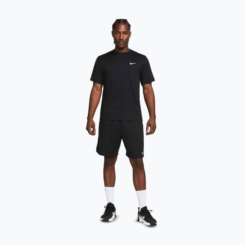 Férfi Nike Dri-Fit UV Hyverse póló fekete/fehér 2