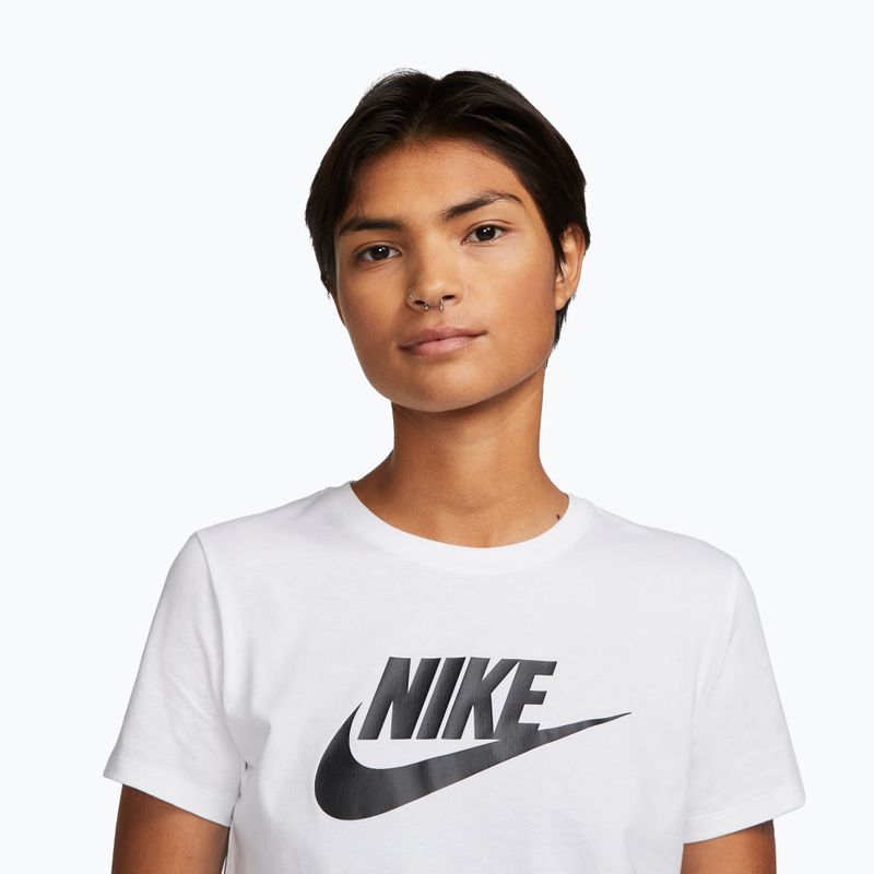 Női póló Nike Sportswear Club Essentials Logo white/black 4