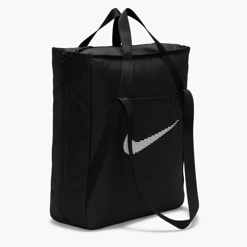 Női edzőtáska Nike Gym 28 l fekete/fekete/fehér 2