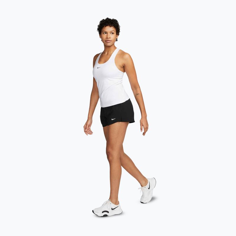 Női sportmelltartó Nike Swoosh Medium Support Bra white/stone mauve/black 2