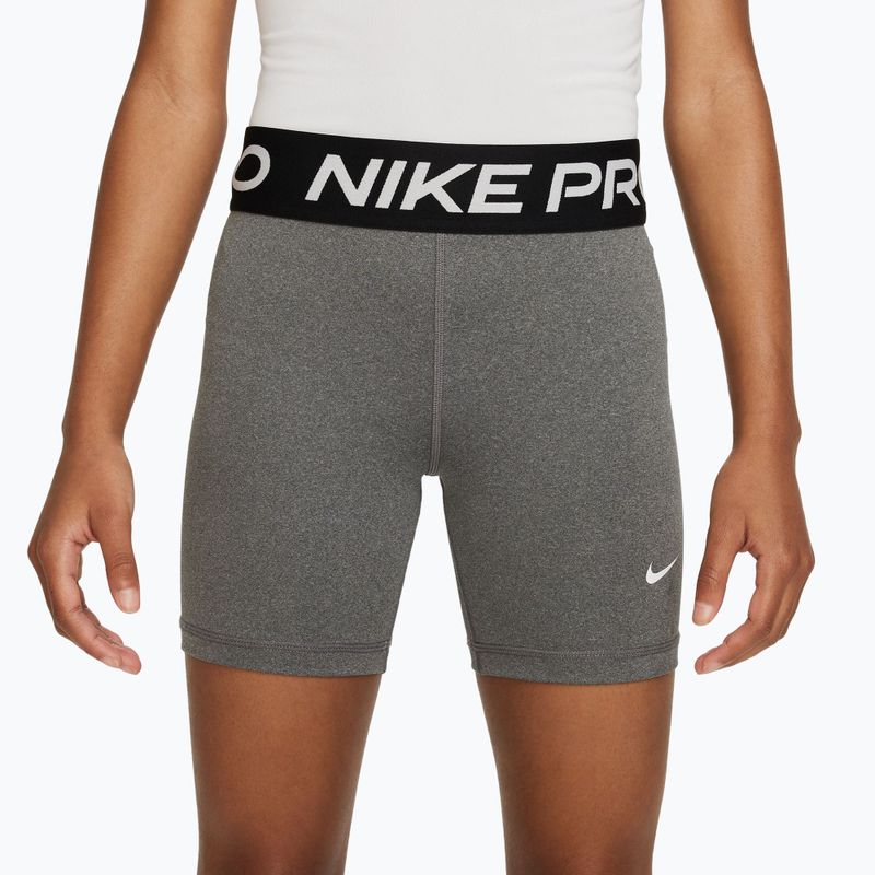 Gyerek rövidnadrág Nike Pro Dri-Fit 5" carbon heather/white 3