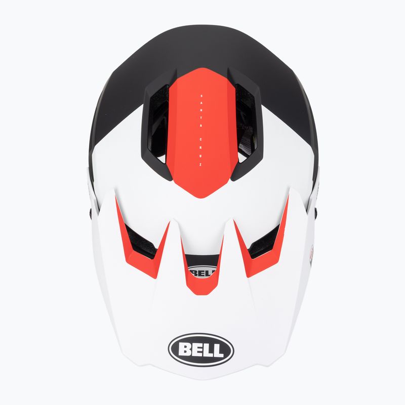 Bell Sanction 2 DLX Mips matt fekete/fehér kerékpáros sisak 6