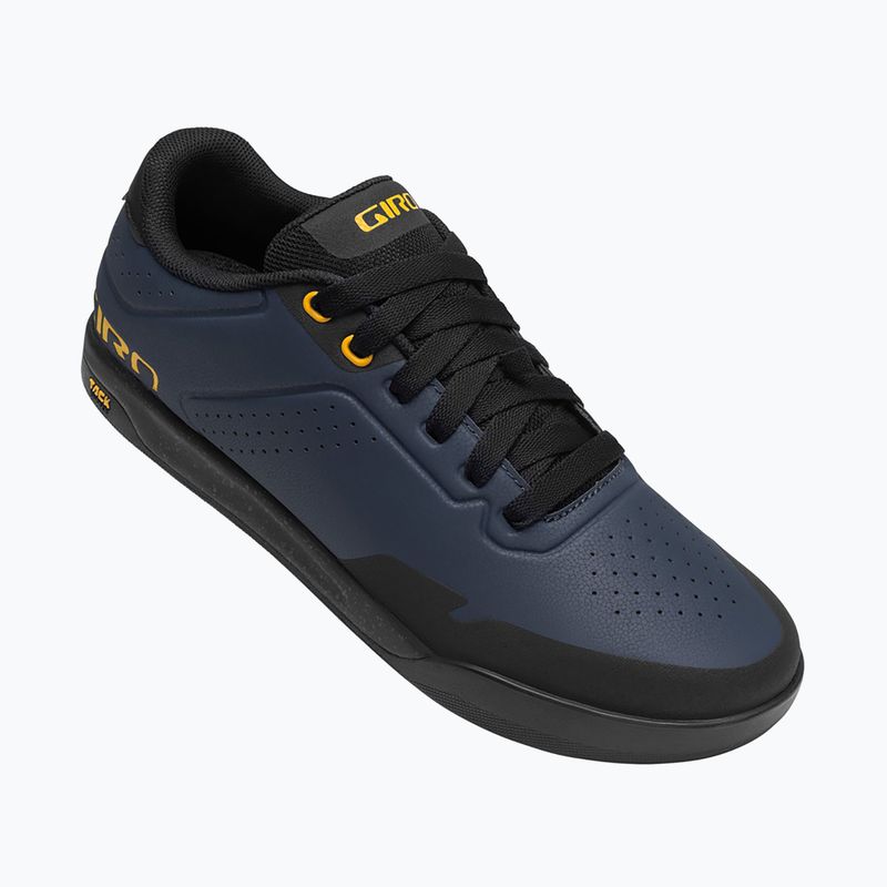 Férfi kerékpáros platform cipő Giro Latch light sharkskin 2
