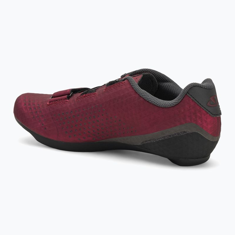 Női országúti cipő Giro Cadet Carbon ano dark cherry sötét cseresznye 3
