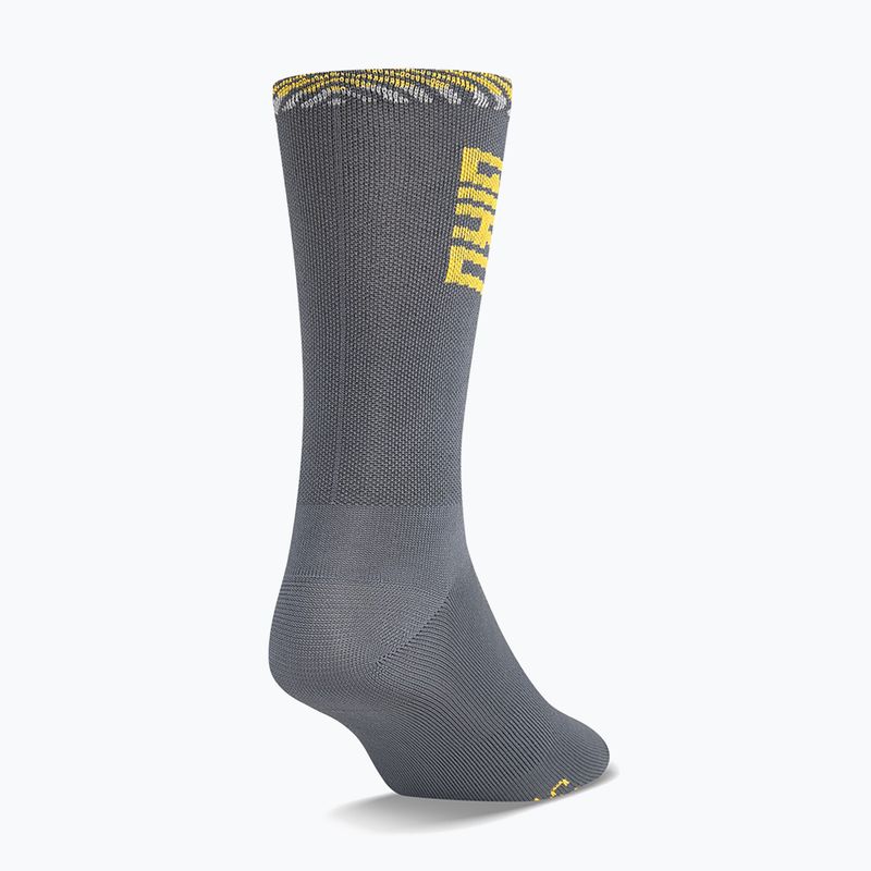 Giro Comp Racer High Rise sötét cápa/spektrálsárga zokni 2
