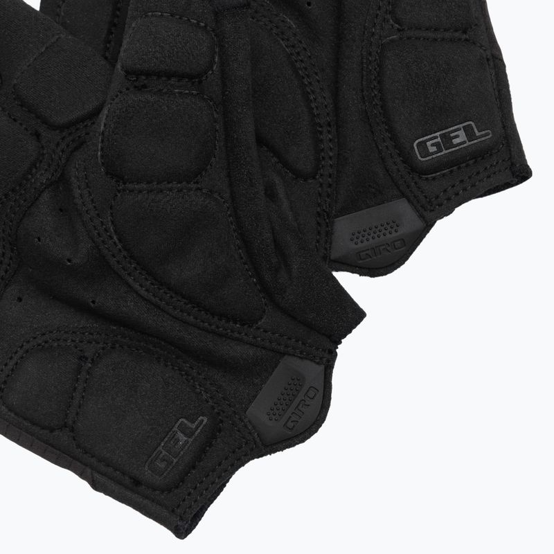 Férfi kerékpáros kesztyű Giro Bravo Gel II fekete 5