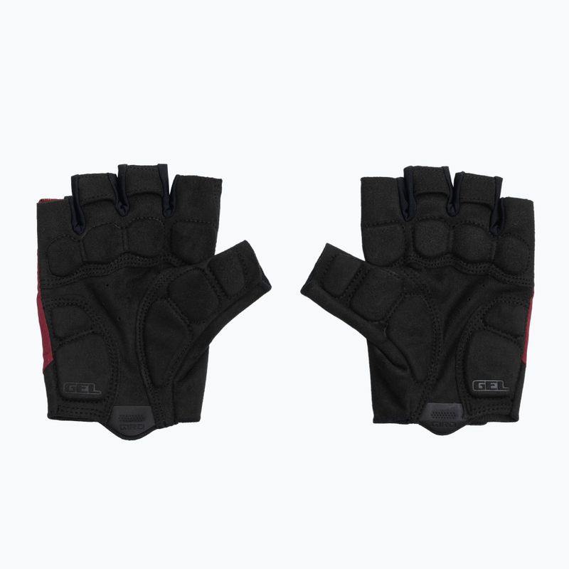 Férfi kerékpáros kesztyű Giro Bravo Gel II ox piros 3