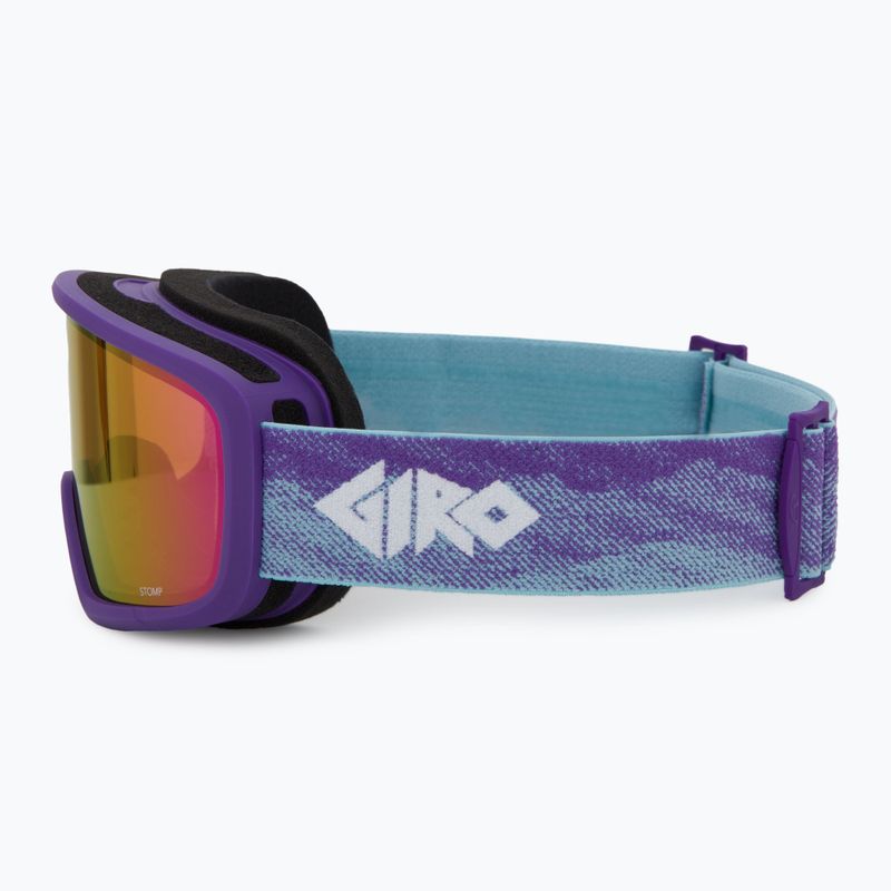 Gogle narciarskie dziecięce Giro Stomp purple linticular/ amber pink 4