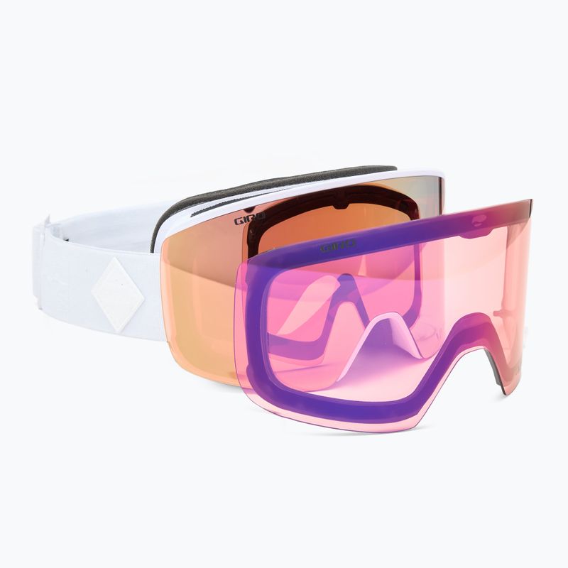 Gogle narciarskie női Giro Ella white bliss/rose gold/infrared