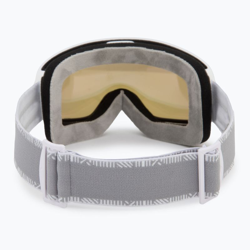 Gogle narciarskie női Giro Moxie white & grey chute/ amber pink/ yellow 4