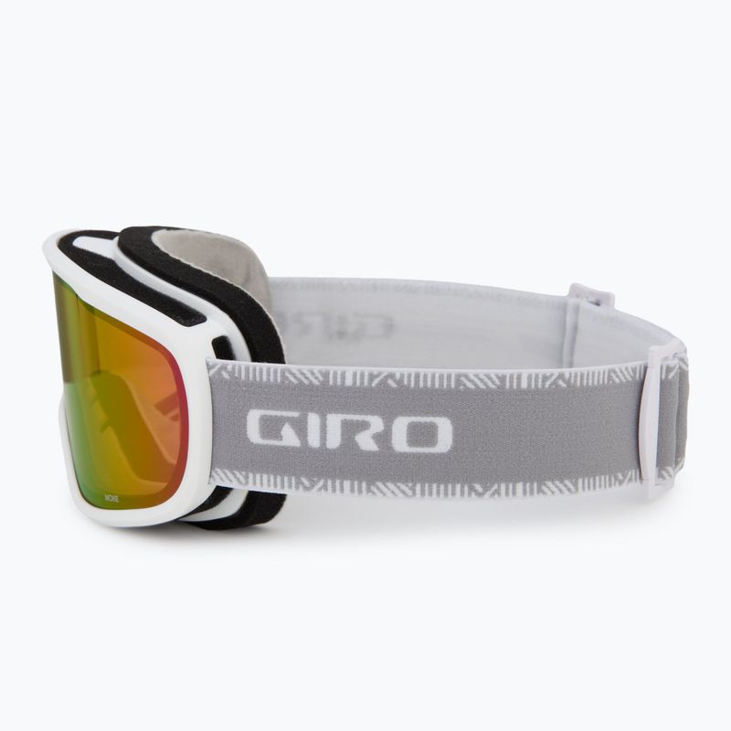Gogle narciarskie női Giro Moxie white & grey chute/ amber pink/ yellow 5