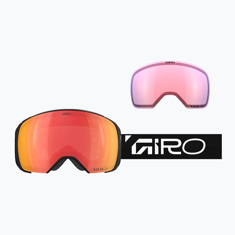 Giro Comp síszemüveg black wordmark/vivid ember/vivid infrared 7