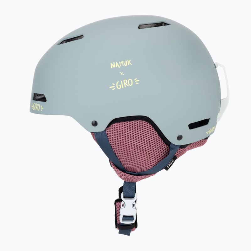 Gyerek sísisak Giro Crue matte light blue namuk 3