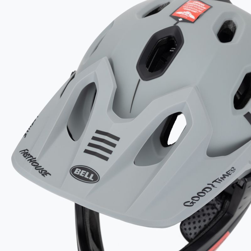 Bell FF Super DH MIPS Spherical matt szürke/fekete kerékpáros bukósisak 9