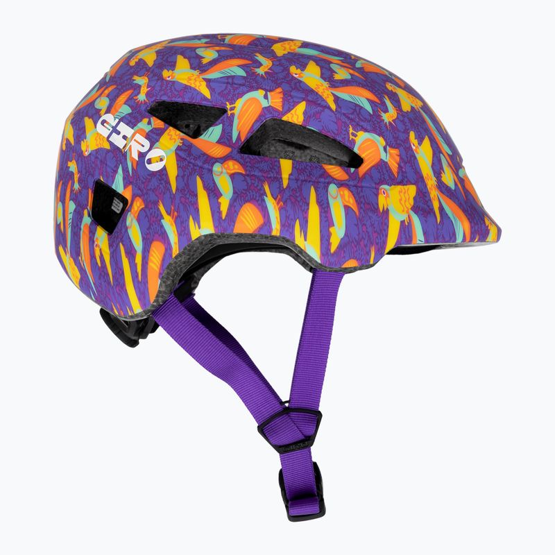 Gyerek kerékpáros sisak Giro Scamp II matte purple libre 4