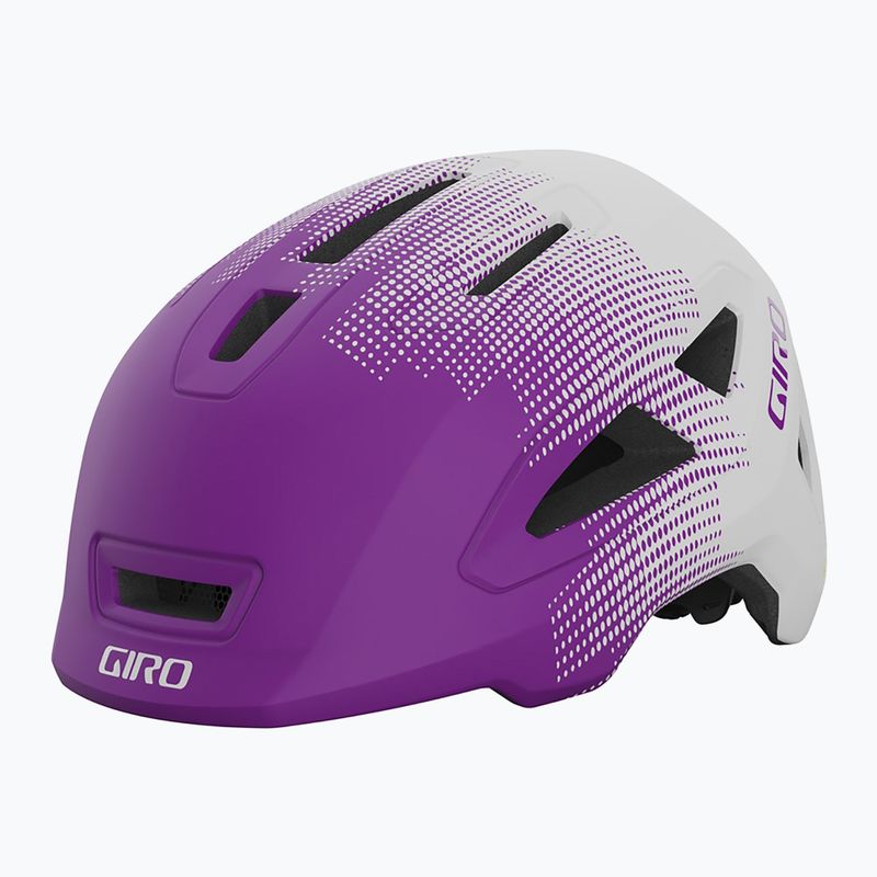 Gyerek kerékpáros sisak Giro Scamp II matte purple towers