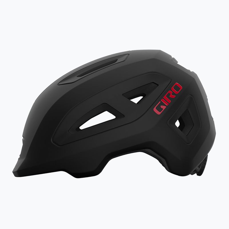 Gyerek kerékpáros sisak Giro Scamp II Integrated MIPS matte black/red 2