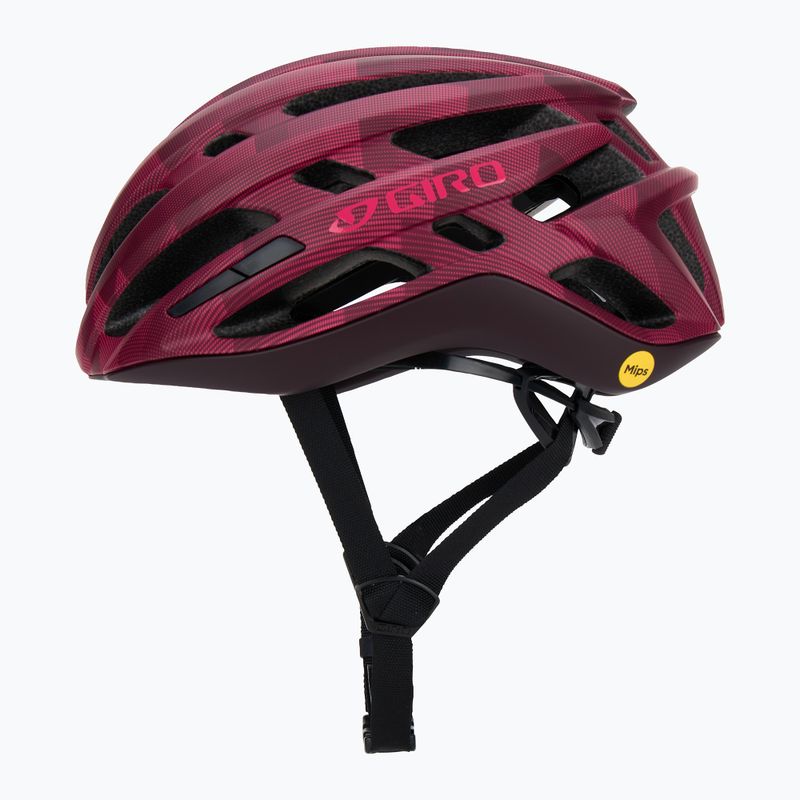 Kerékpáros sisak Giro Agilis Integrated MIPS matte dark cherry towers 4