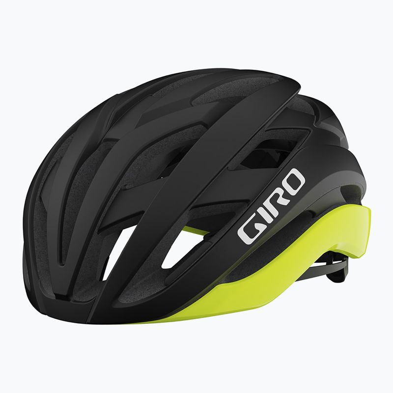 Kerékpáros sisak Giro Cielo MIPS matte black/highlight yellow