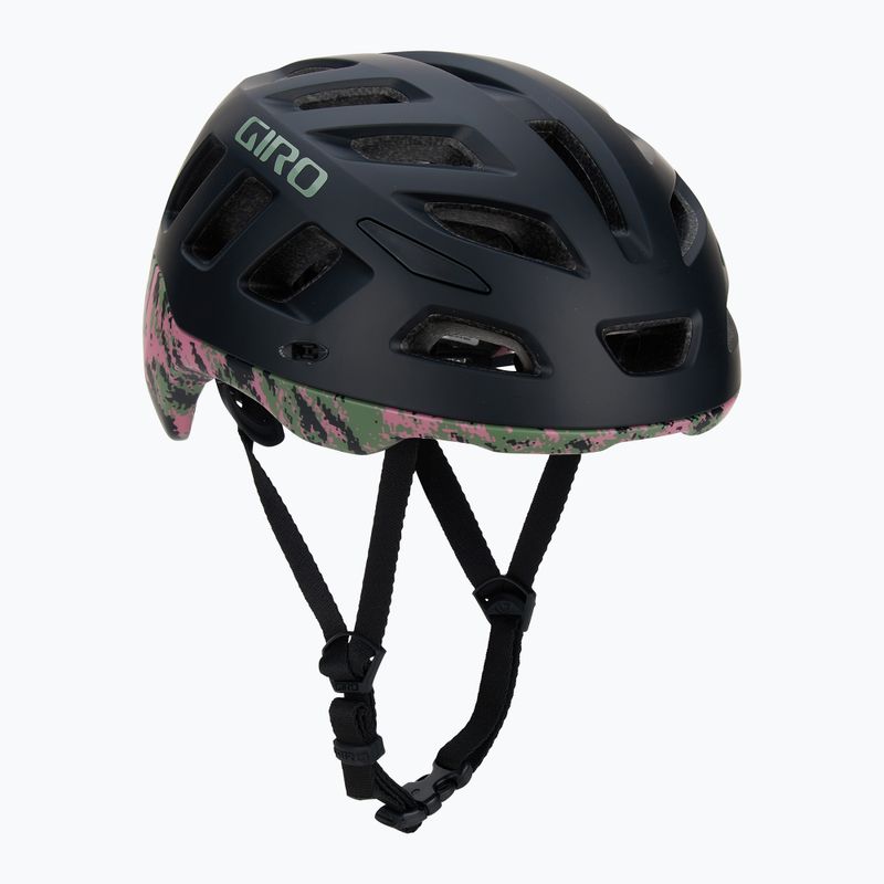 Giro Radix matt fekete statikus kerékpáros sisak 2