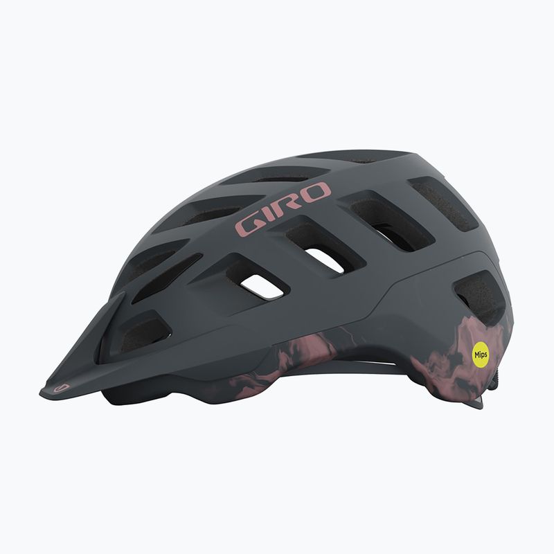 Giro Radix matt poros rózsaszín kozmikus kerékpáros sisak 2