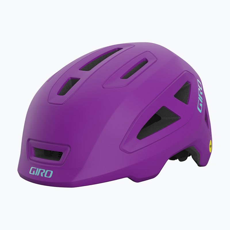 Gyermek biciklis sisak Giro Scamp II Jr matt lila 8