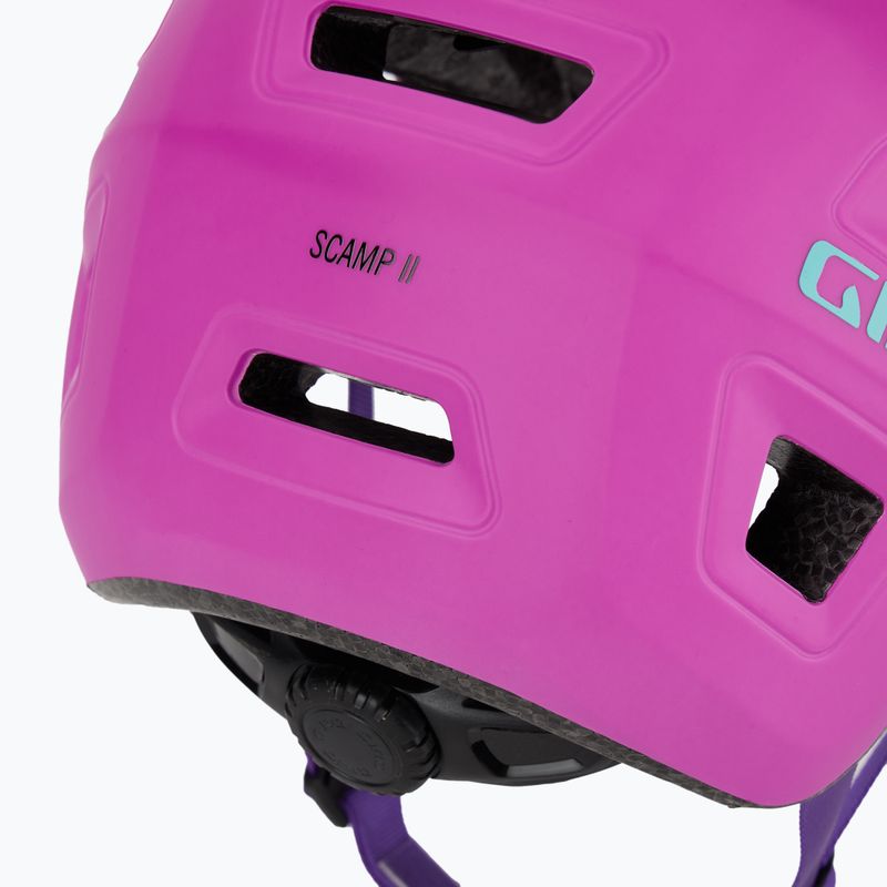 Gyermek biciklis sisak Giro Scamp II Jr matt lila 7