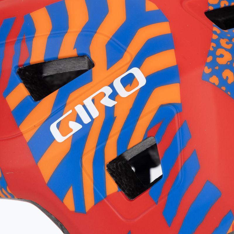 Gyermek biciklis sisak Giro Scamp II Jr matt piros animal 8