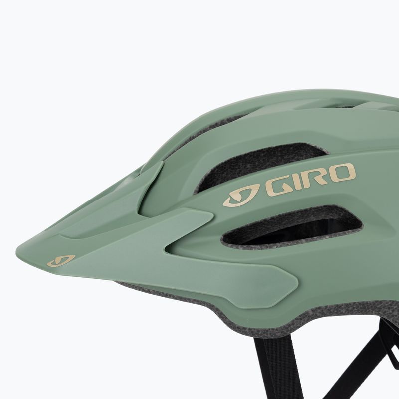 Giro Fixture II matt hedge zöld/sötét cápa kerékpáros sisak 7
