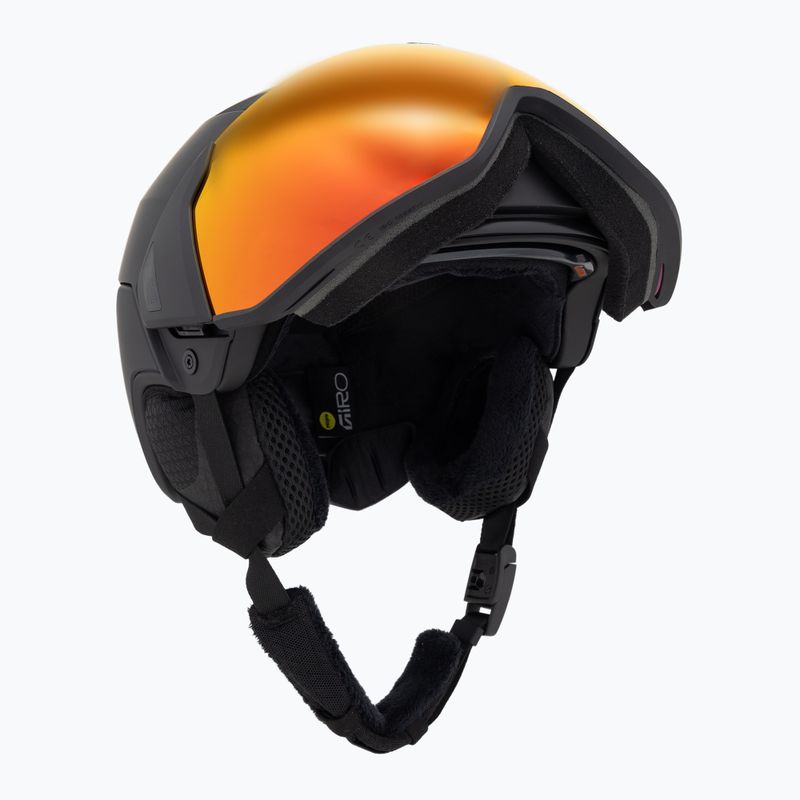 Sí sisak Giro Orbit Spherical Mips matte black/vivid ember 9