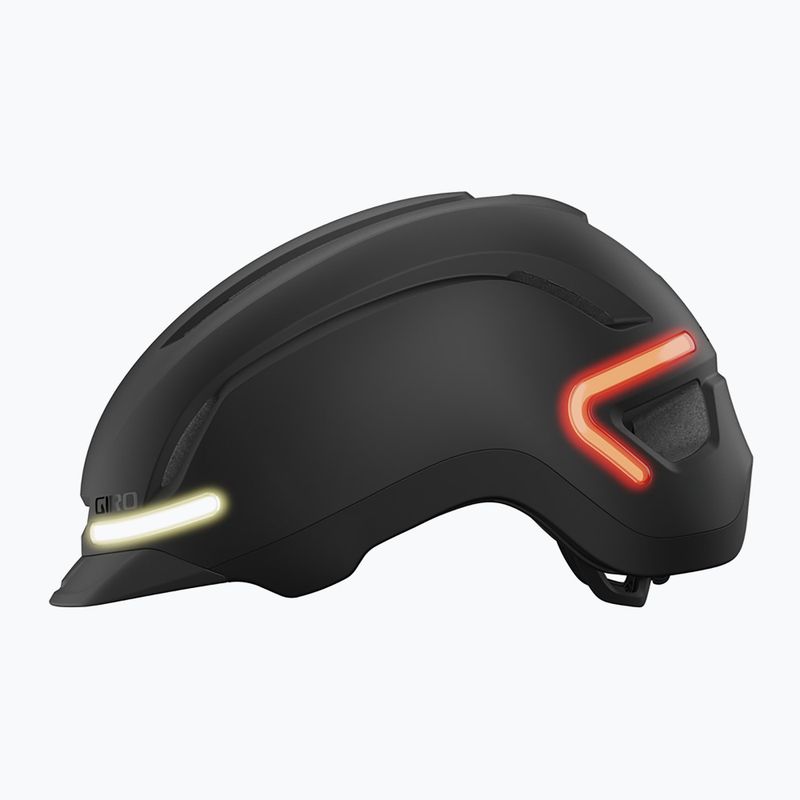 Kerékpáros sisak Giro Ethos Integrated MIPS LED matte black 2