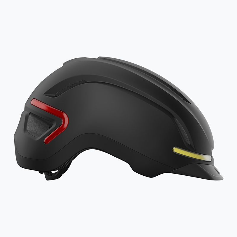 Kerékpáros sisak Giro Ethos Integrated MIPS LED matte black 3