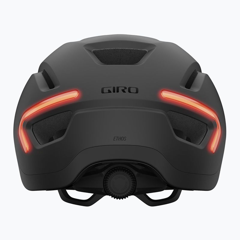 Kerékpáros sisak Giro Ethos Integrated MIPS LED matte black 4