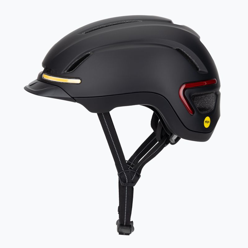 Kerékpáros sisak Giro Ethos Integrated MIPS LED matte black 3