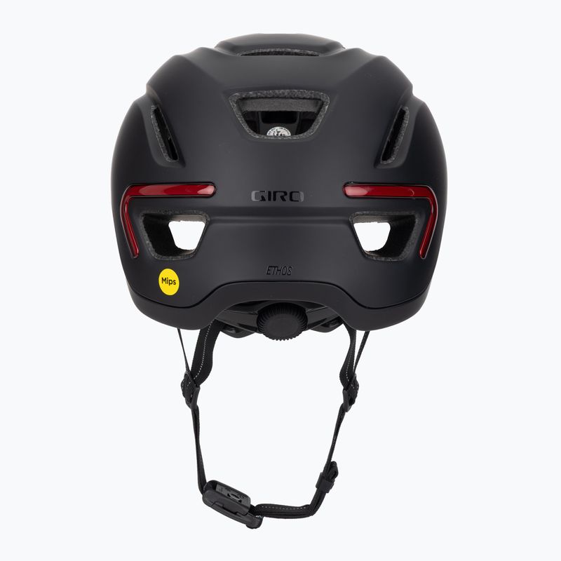 Kerékpáros sisak Giro Ethos Integrated MIPS LED matte black 4