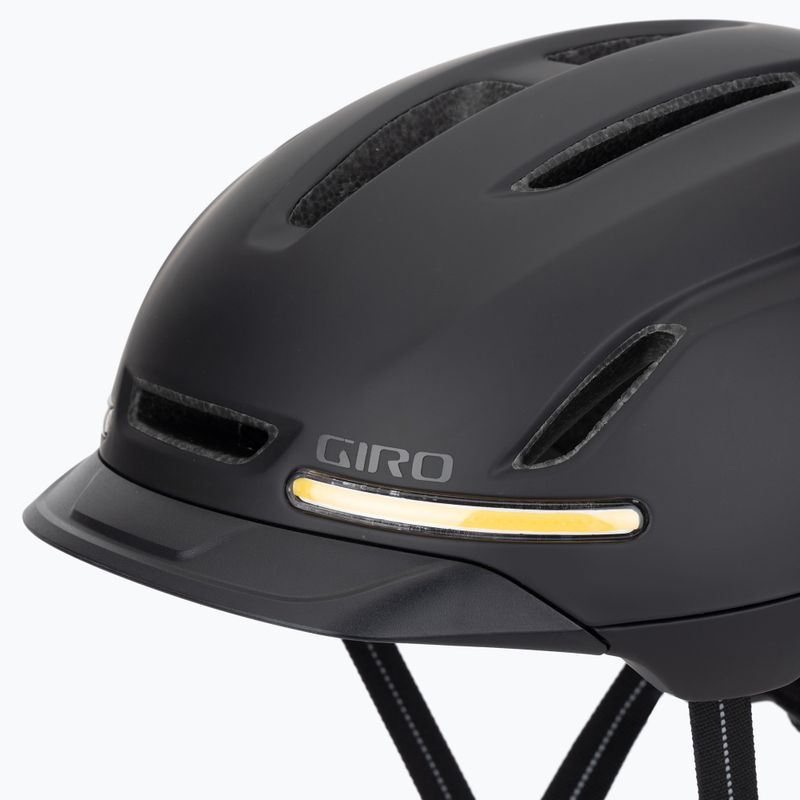 Kerékpáros sisak Giro Ethos Integrated MIPS LED matte black 7