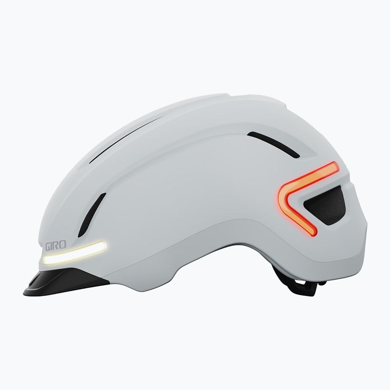 Kerékpáros sisak Giro Ethos Integrated MIPS LED matte chalk 2
