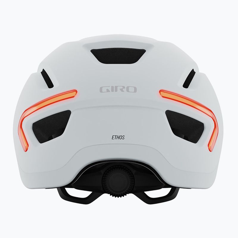 Kerékpáros sisak Giro Ethos Integrated MIPS LED matte chalk 4