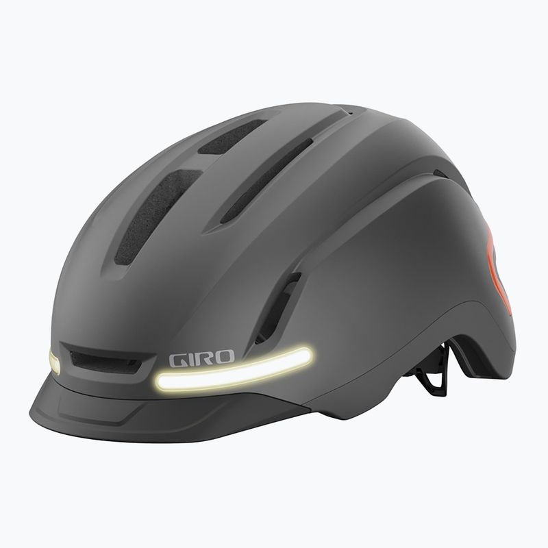 Kerékpáros sisak Giro Ethos Integrated MIPS LED matte graphite