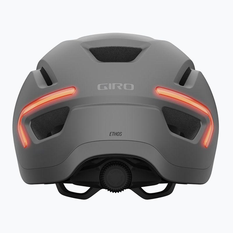 Kerékpáros sisak Giro Ethos Integrated MIPS LED matte graphite 4