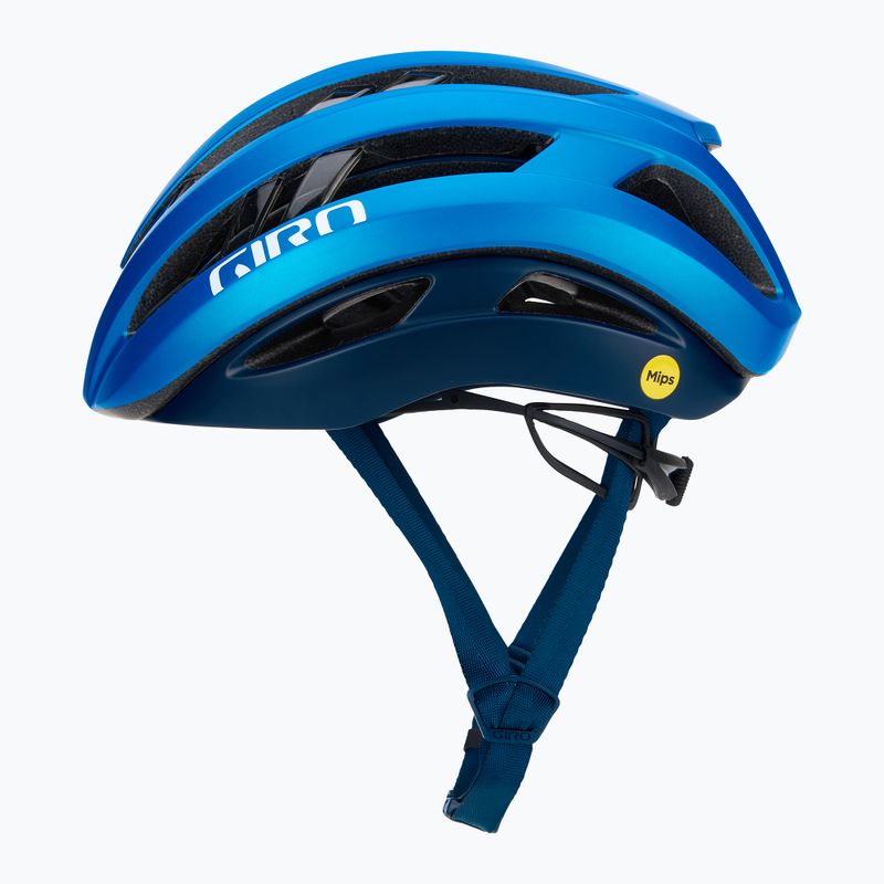 Kerékpáros sisak Giro Aries Spherical MIPS matte ano blue 4