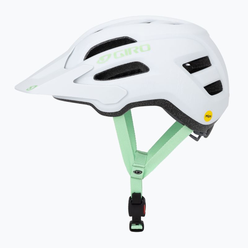 Kerékpáros sisak Giro Fixture II Integrated MIPS W matte white/green pearl 3