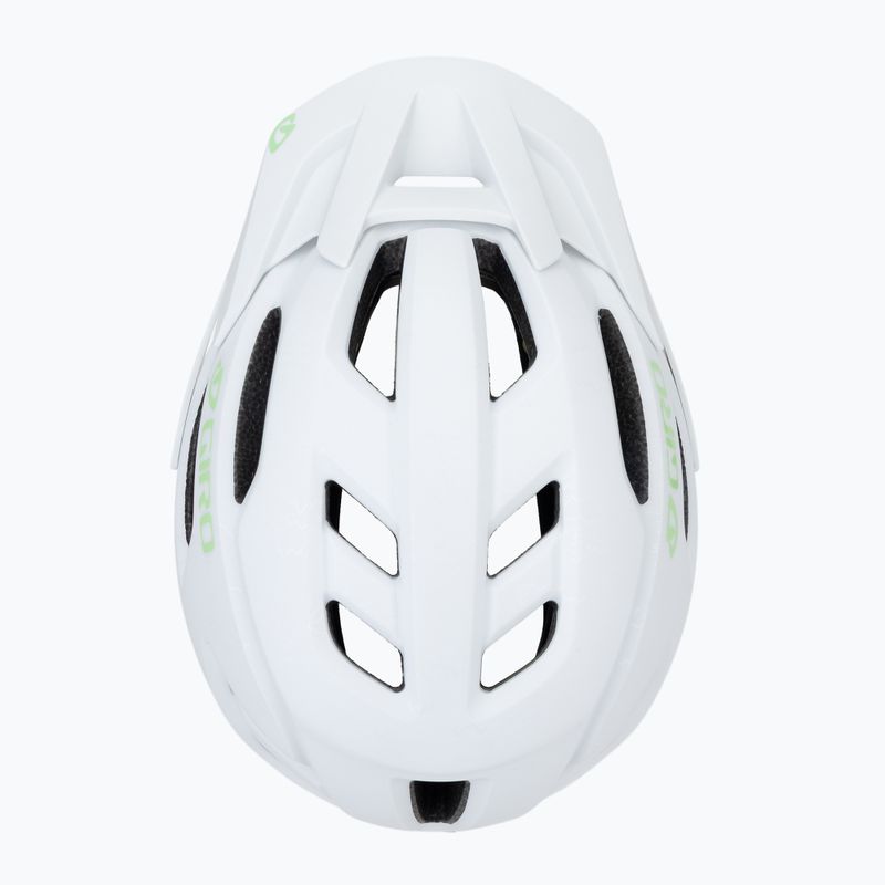 Kerékpáros sisak Giro Fixture II Integrated MIPS W matte white/green pearl 6