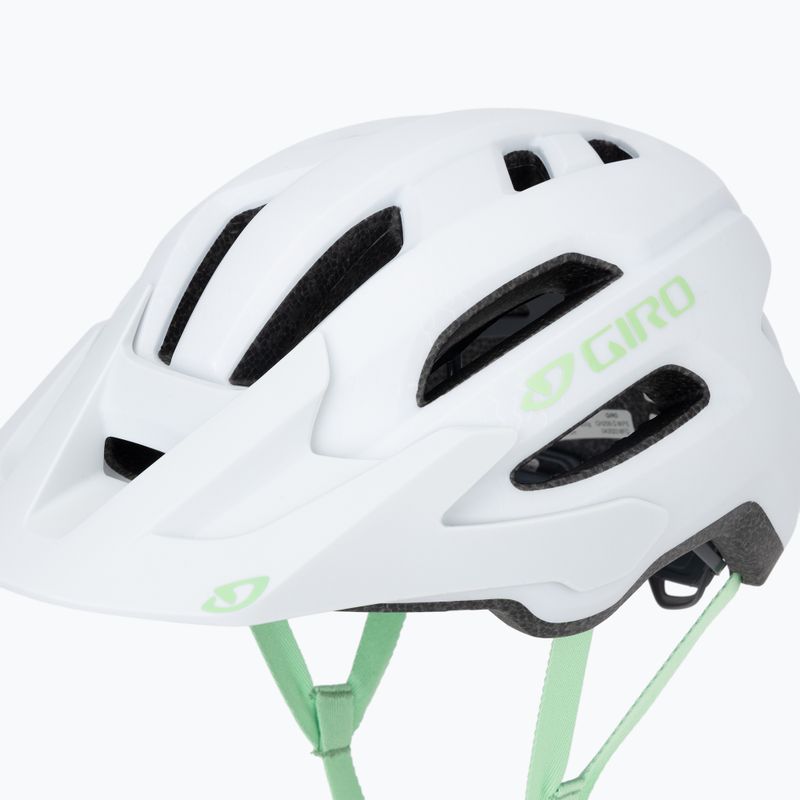 Kerékpáros sisak Giro Fixture II Integrated MIPS W matte white/green pearl 7