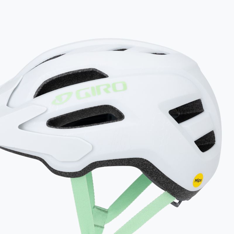 Kerékpáros sisak Giro Fixture II Integrated MIPS W matte white/green pearl 8