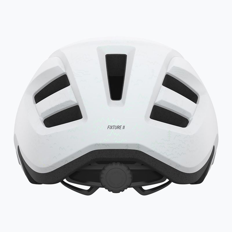 Kerékpáros sisak Giro Fixture II Integrated MIPS W matte white/green pearl 3