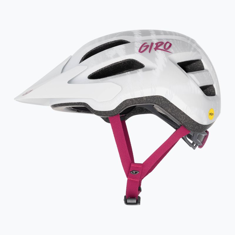 Giro Fixture II Integrated MIPS matt fehér gyöngyházfehér ripple fade gyermek kerékpáros sisak 5