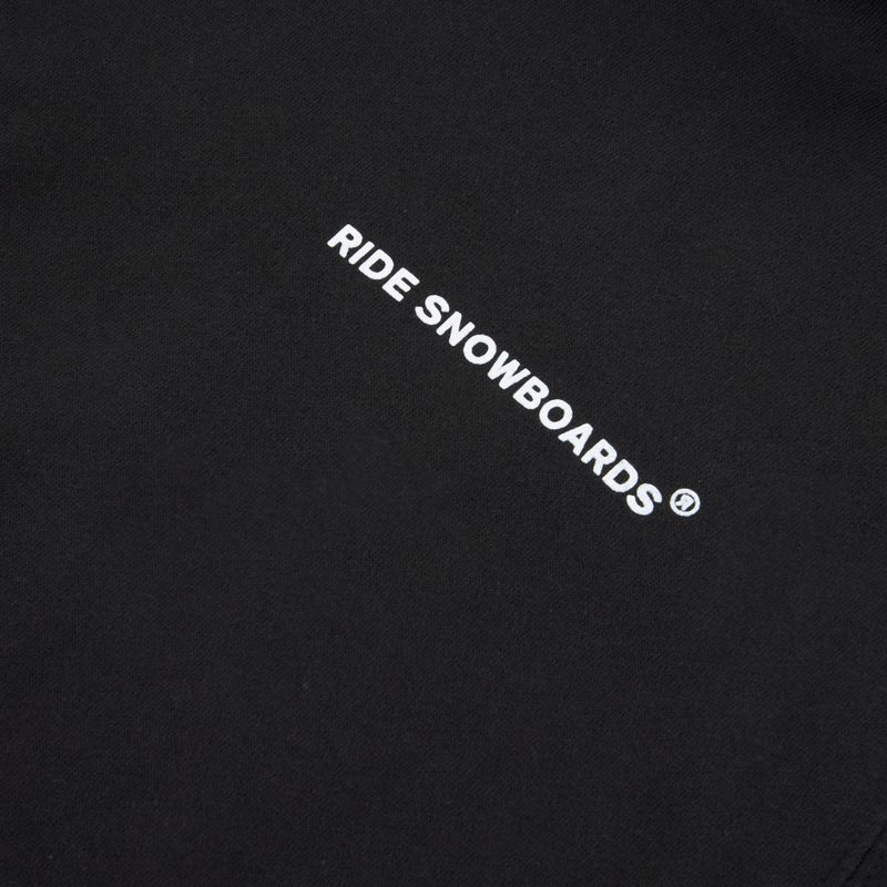 Férfi pulóver RIDE Old English Hoody black 3