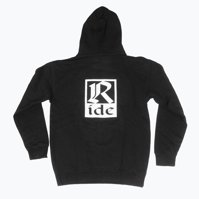 Férfi pulóver RIDE Old English Hoody black 2